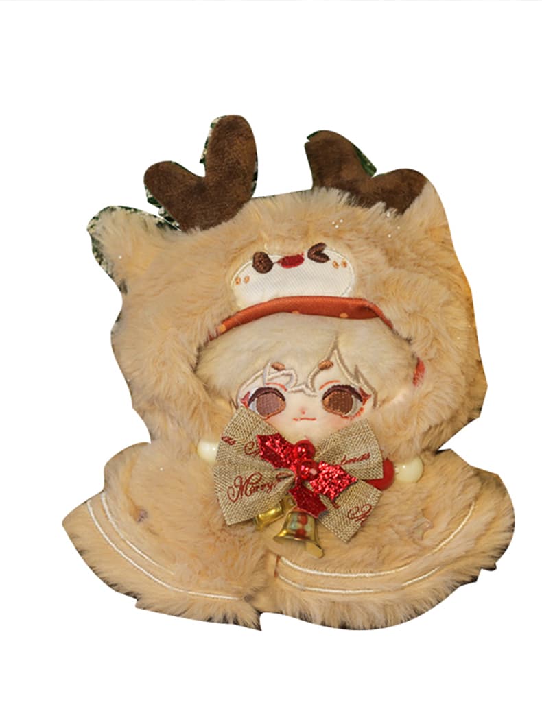 【10cm】 冬の贈り物 クリスマスぬいぐるみ服