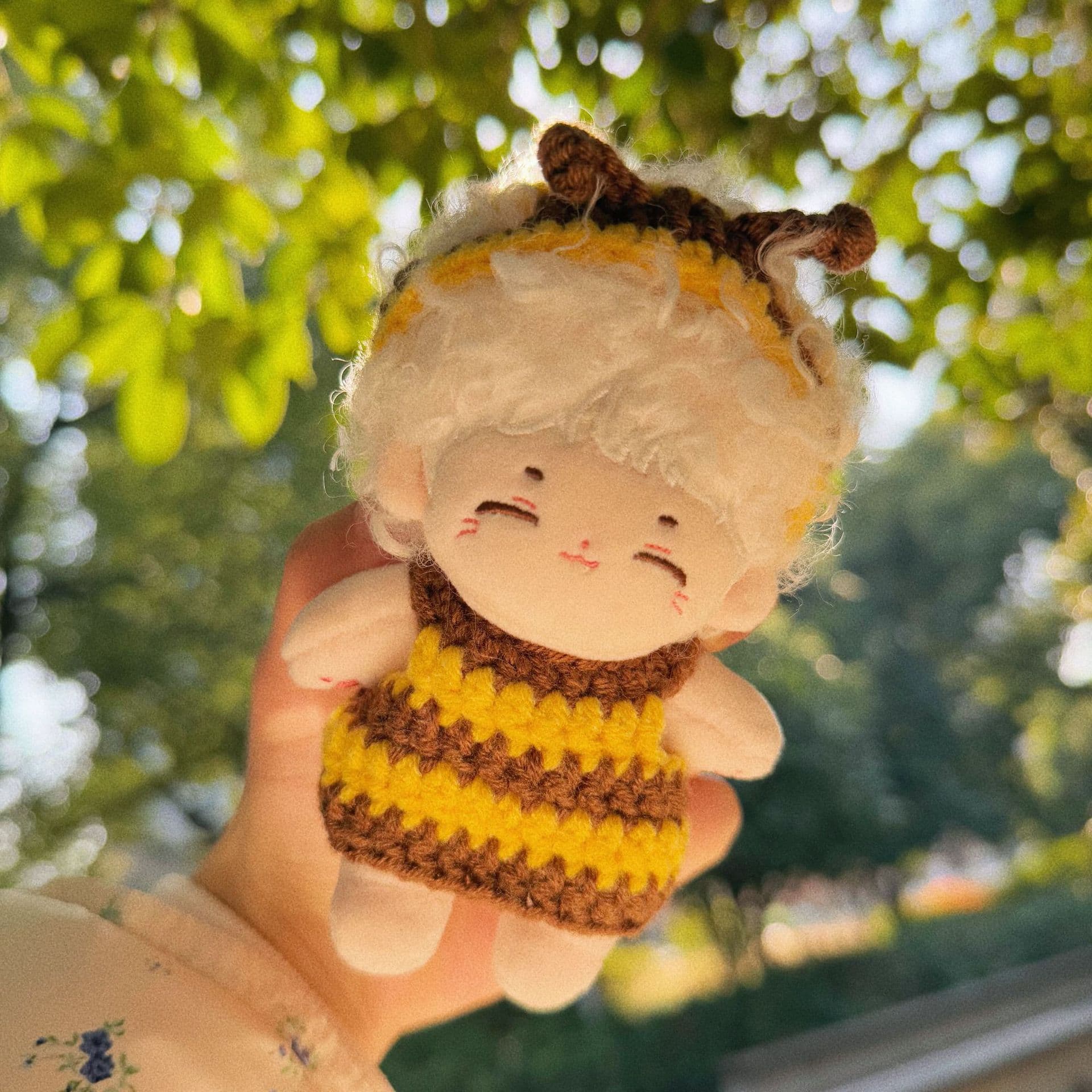 【10cm】 ぬいぐるみ服 ぶんぶん蜜蜂コスチューム