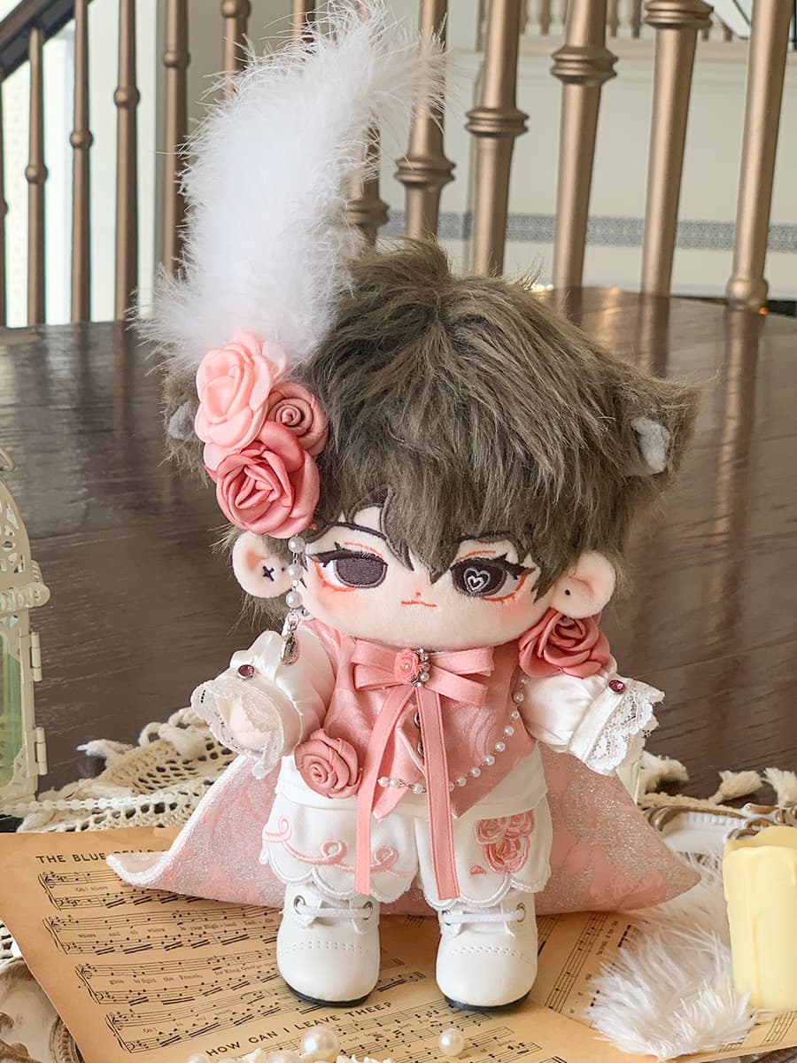 【20cm】 ぬいぐるみ服 華やか貴族風ぬいぐるみドレス