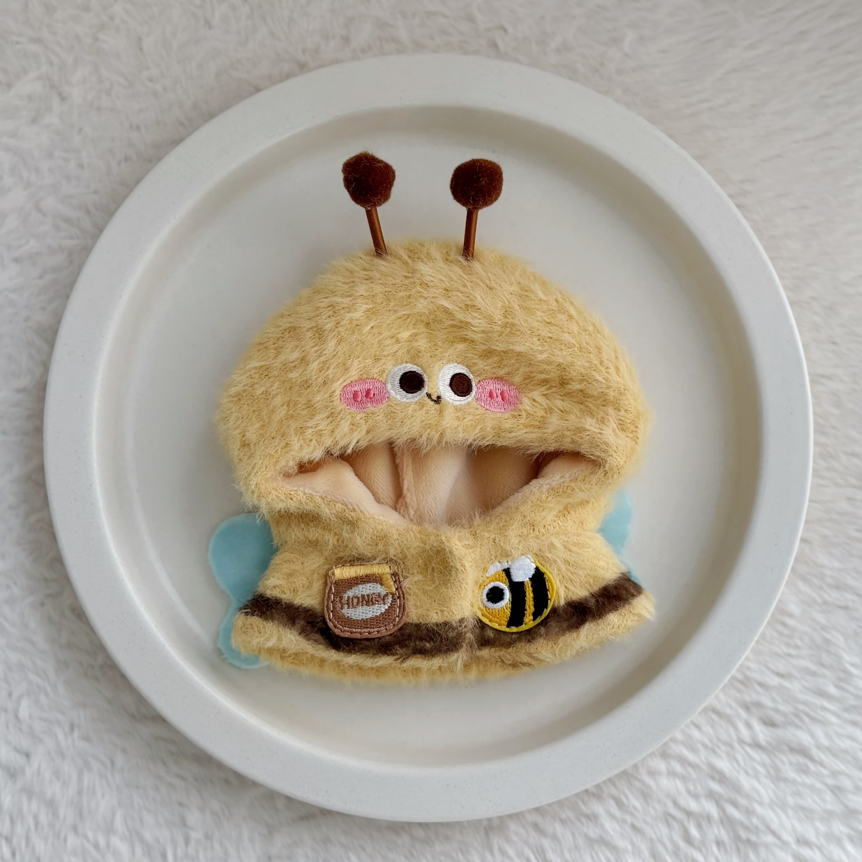 【10cm】 ぬいぐるみ服 もこもこ動物なりきりずきん