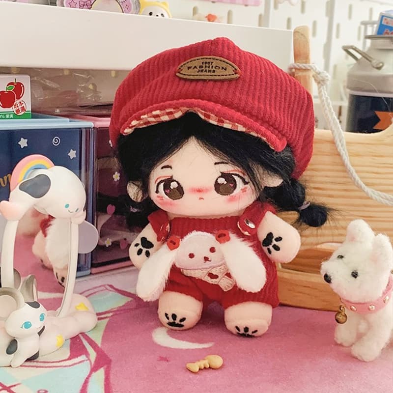 【10cm/20cm】ぬいぐるみ服 バニーサロペット