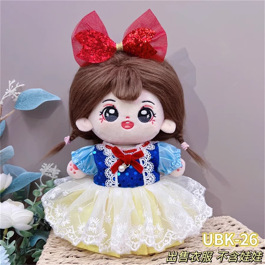 【20cm】ぬいぐるみ服 フリルワンピース全18種