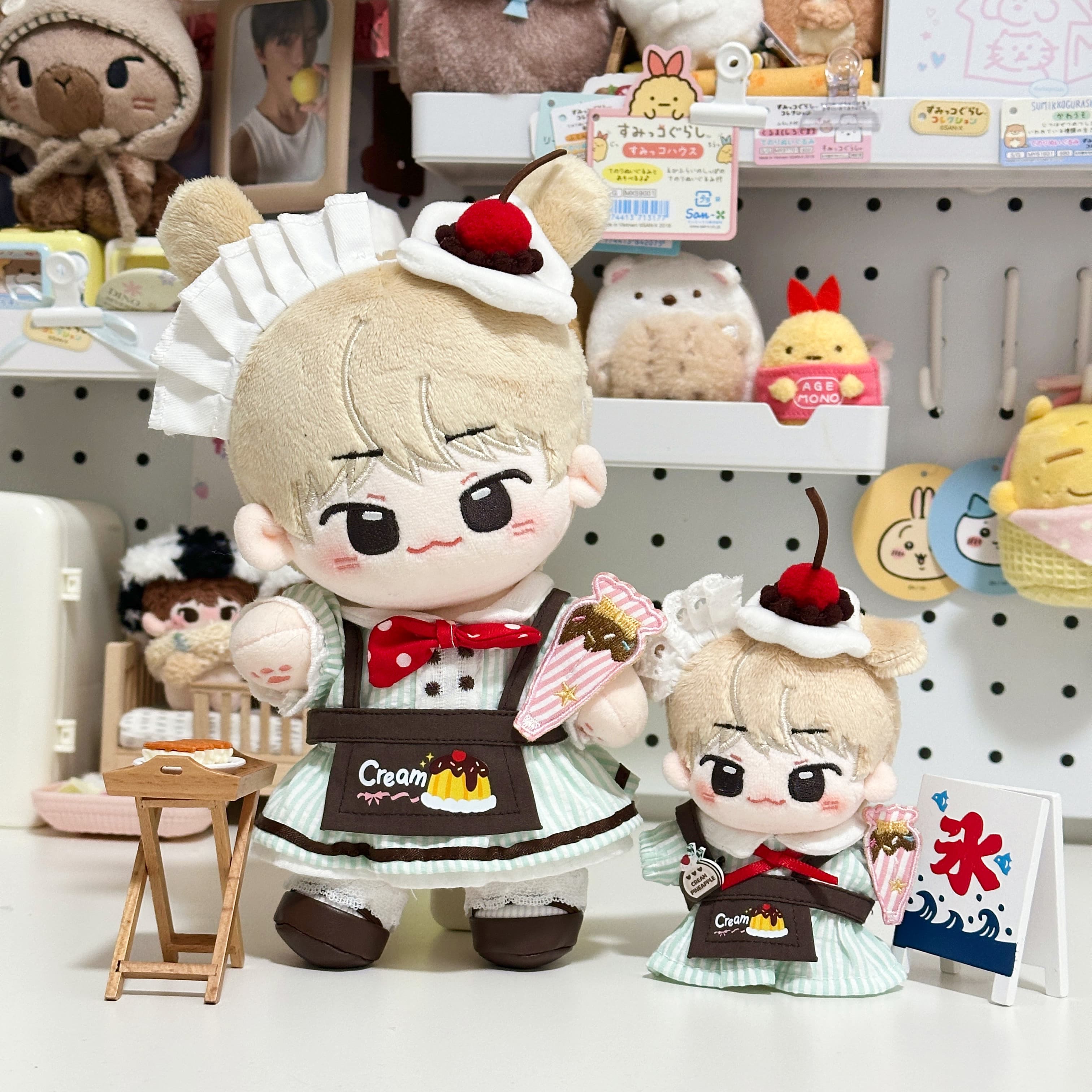 【10cm/20cm】ぬいぐるみ服 ダイナーウェイトレス