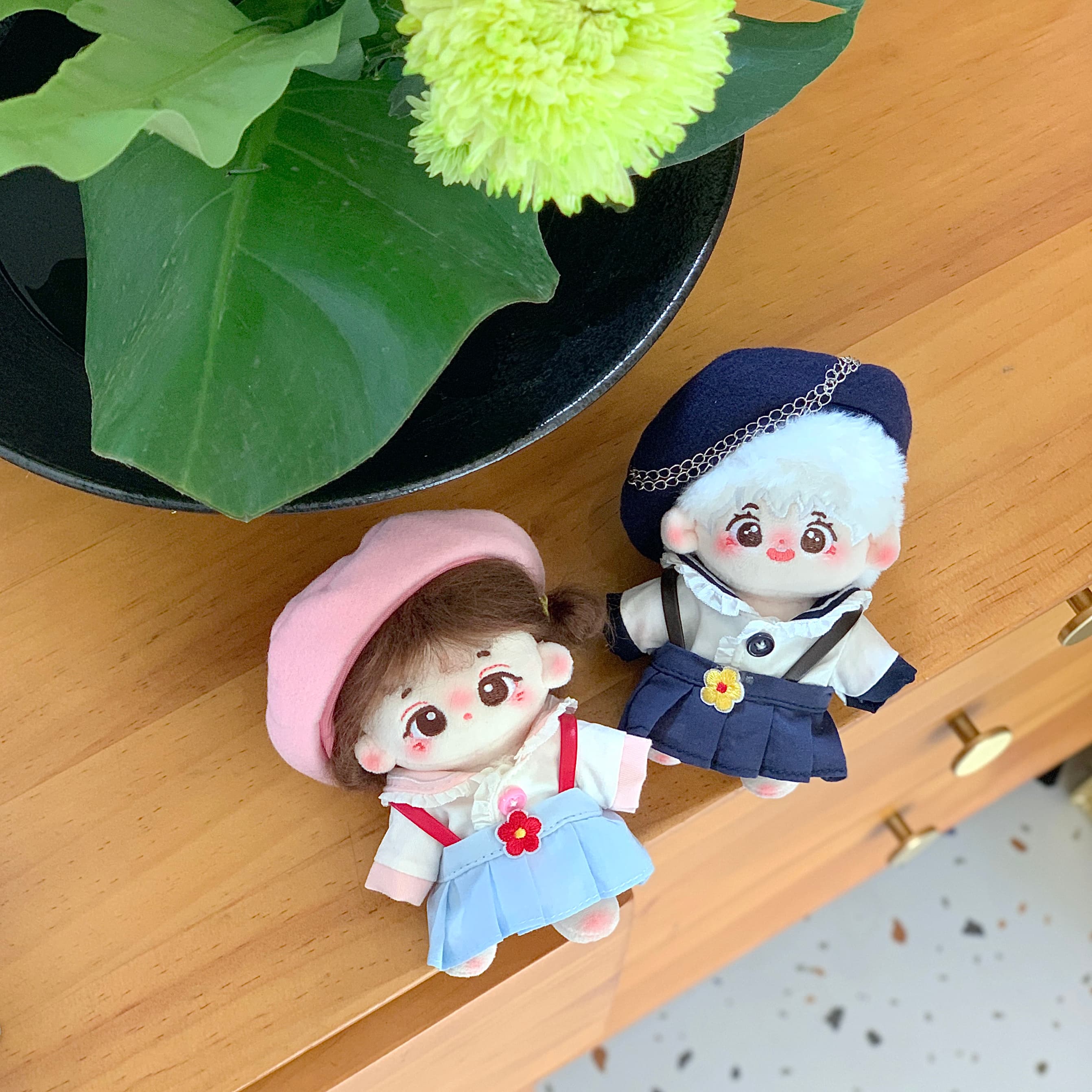 【10cm】ぬいぐるみ服 ふんわり小学生風制服セット