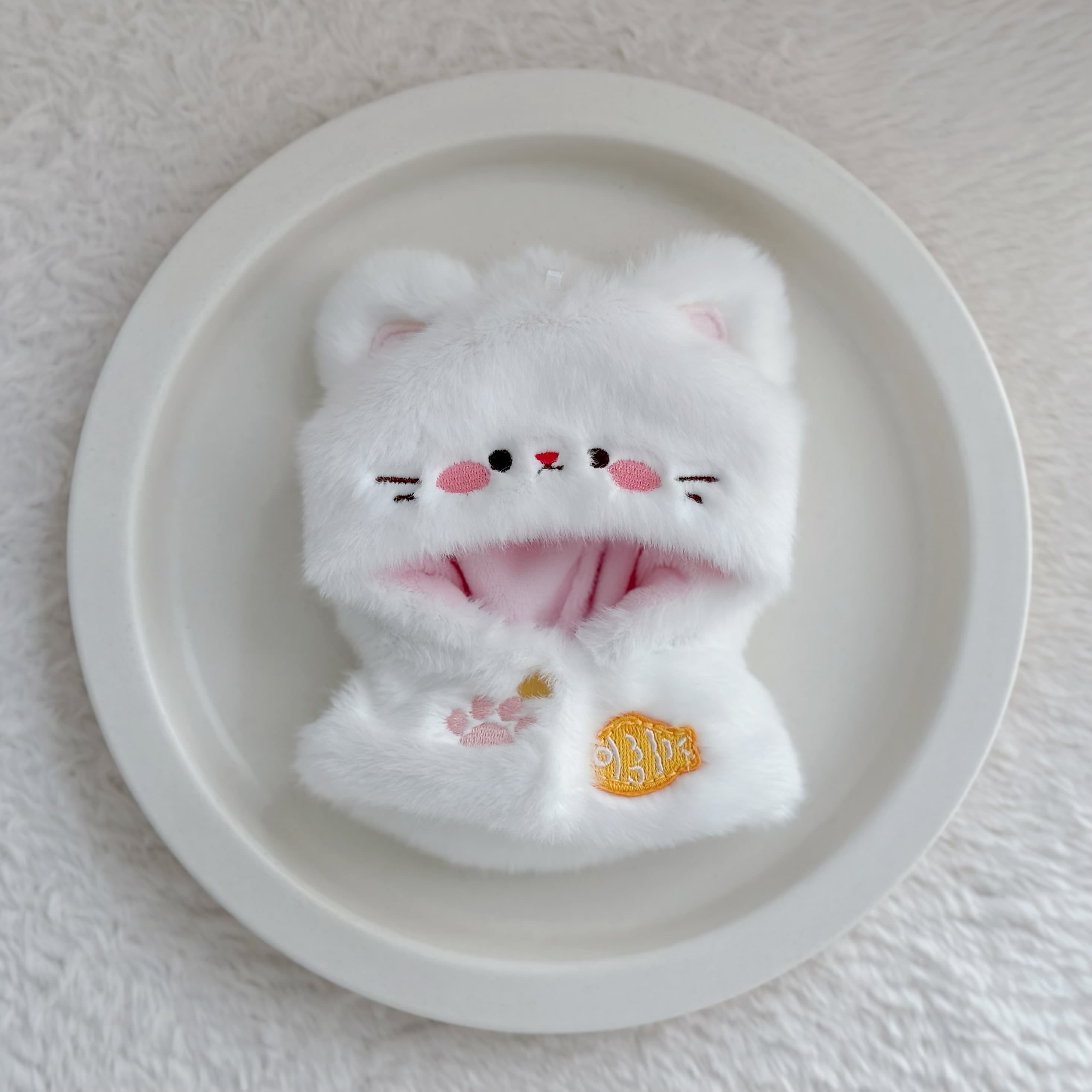 【10cm】 ぬいぐるみ服 もこもこ動物なりきりずきん