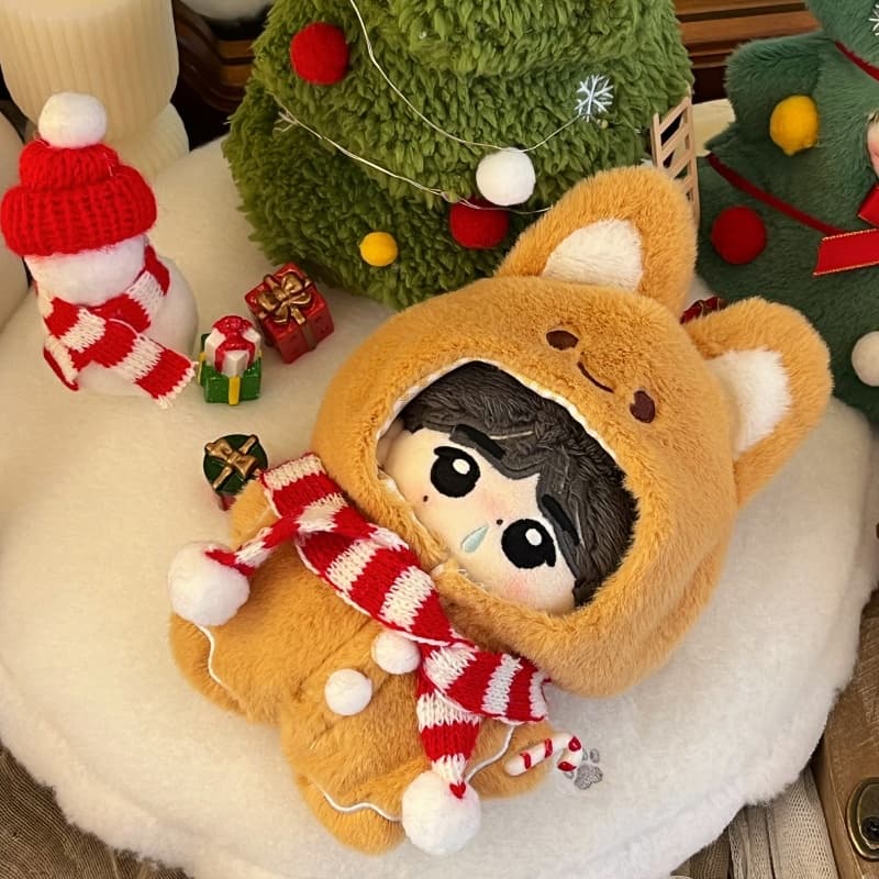 【10cm】 ぬいぐるみ服 クリスマスコスチューム