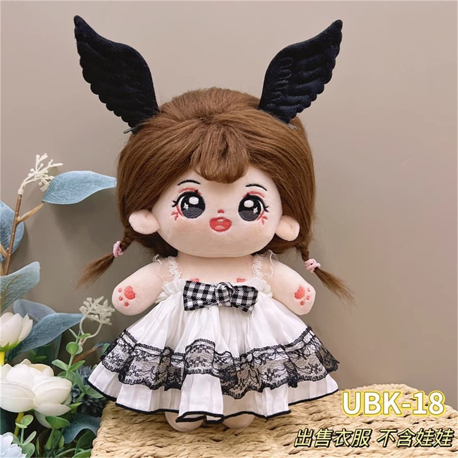 【20cm】ぬいぐるみ服 フリルワンピース全18種