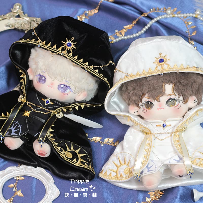 【20cm】 ぬいぐるみ服 星空の魔法使いローブ