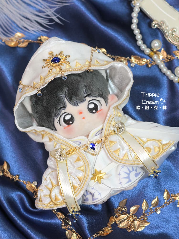 【10cm】 ぬいぐるみ服 星空の魔術師ローブ