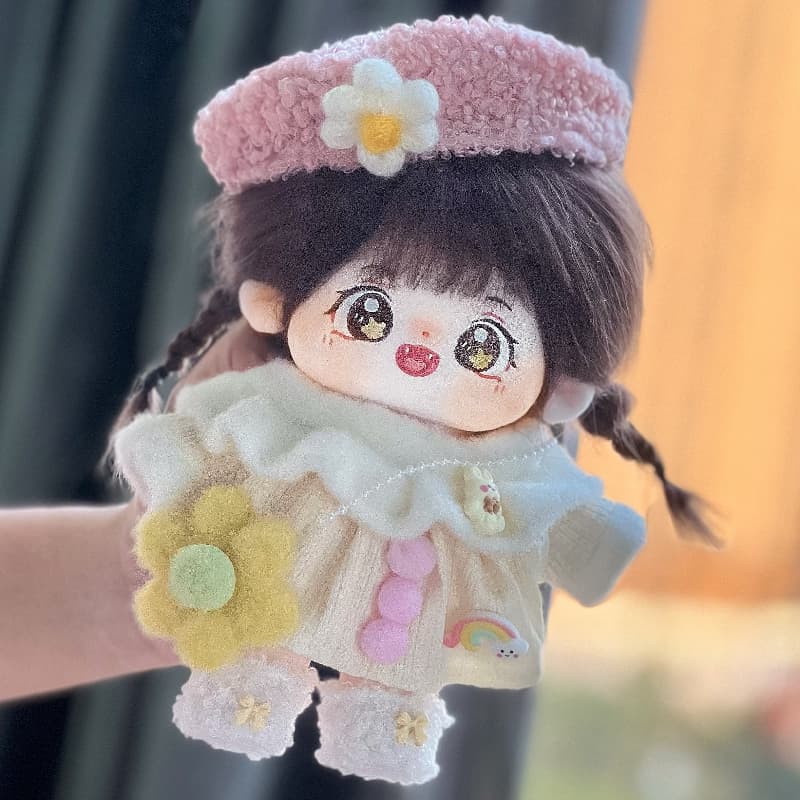 【20cm】ぬいぐるみ服 淡色おでかけコーデ 全5種
