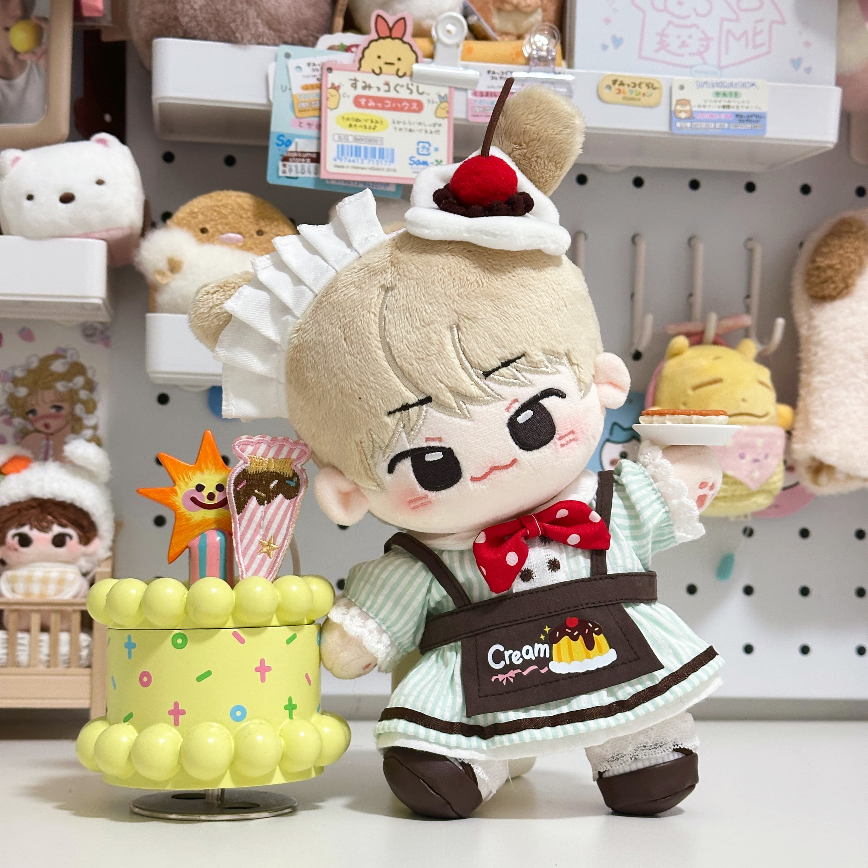 【10cm/20cm】ぬいぐるみ服 ダイナーウェイトレス