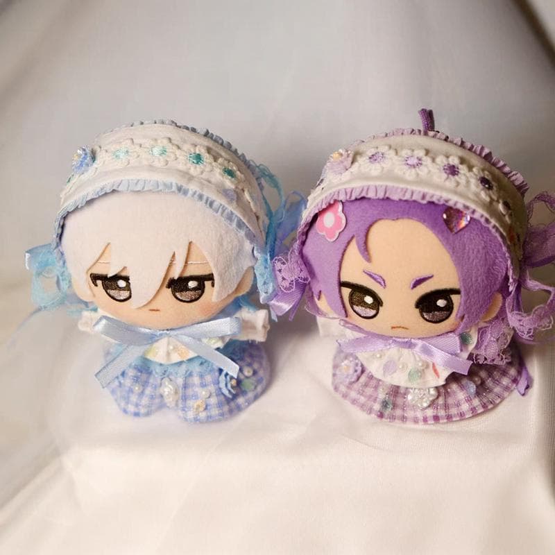 【10cm】ぬいぐるみ服 フラワーヘッド付きドレス