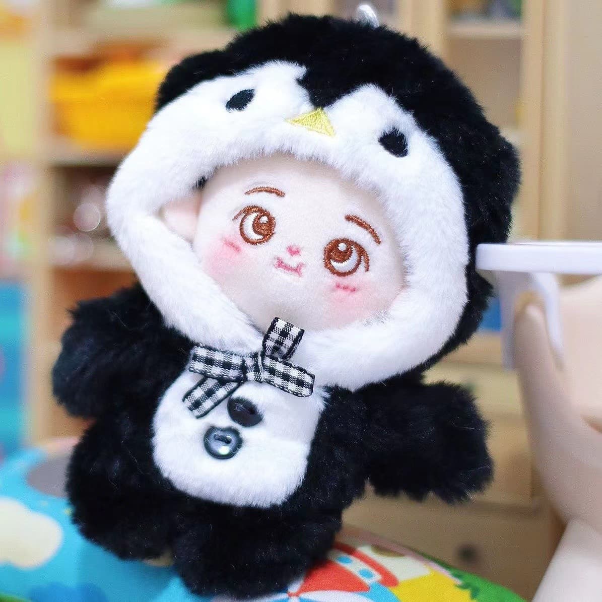 【10cm】ぬいぐるみ服 ふわもこアニマルシリーズ ペンギン・うさぎ・ブタ