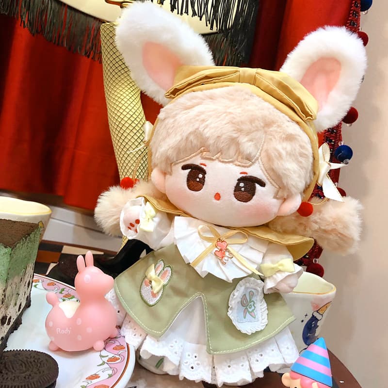 【20cm】ぬいぐるみ服 森のうさぎさんドレス