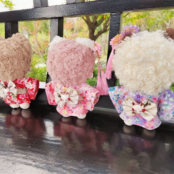 【20cm】ぬいぐるみ服 華麗な和風晴れ着セット