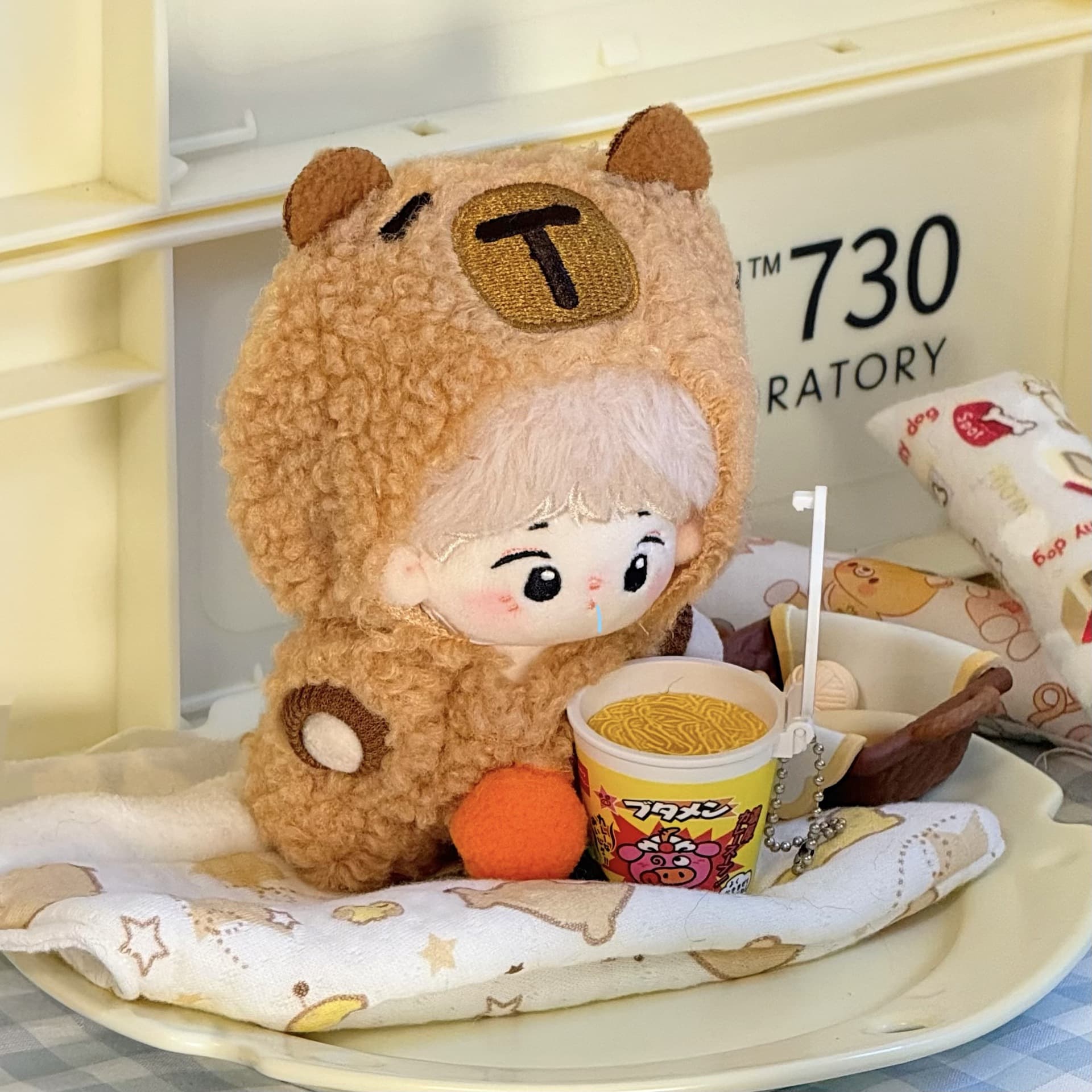 【10cm】ぬいぐるみ服 もこもこアニマル 犬・カピバラ