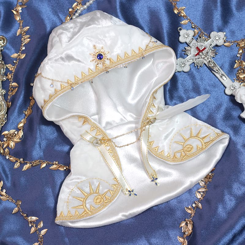 【20cm】 ぬいぐるみ服 星空の魔法使いローブ