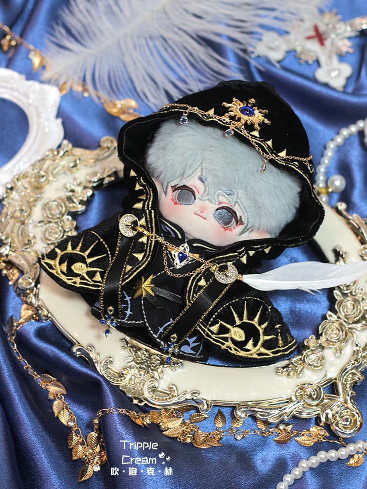 【10cm】 ぬいぐるみ服 星空の魔術師ローブ