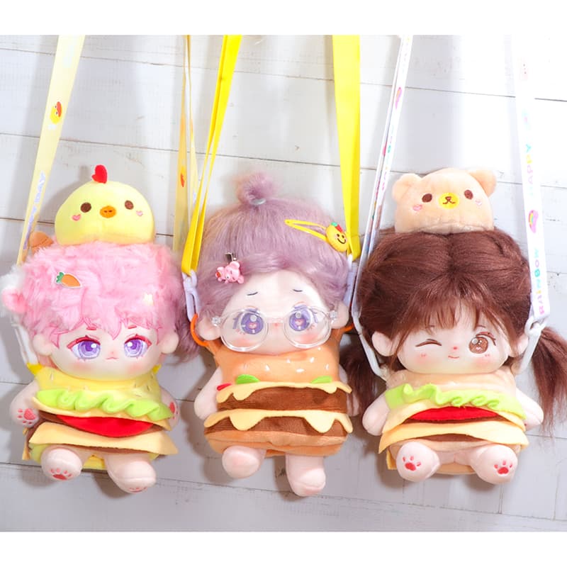 【20cm】ぬいぐるみ服 アニマル&フードショルダーポーチ