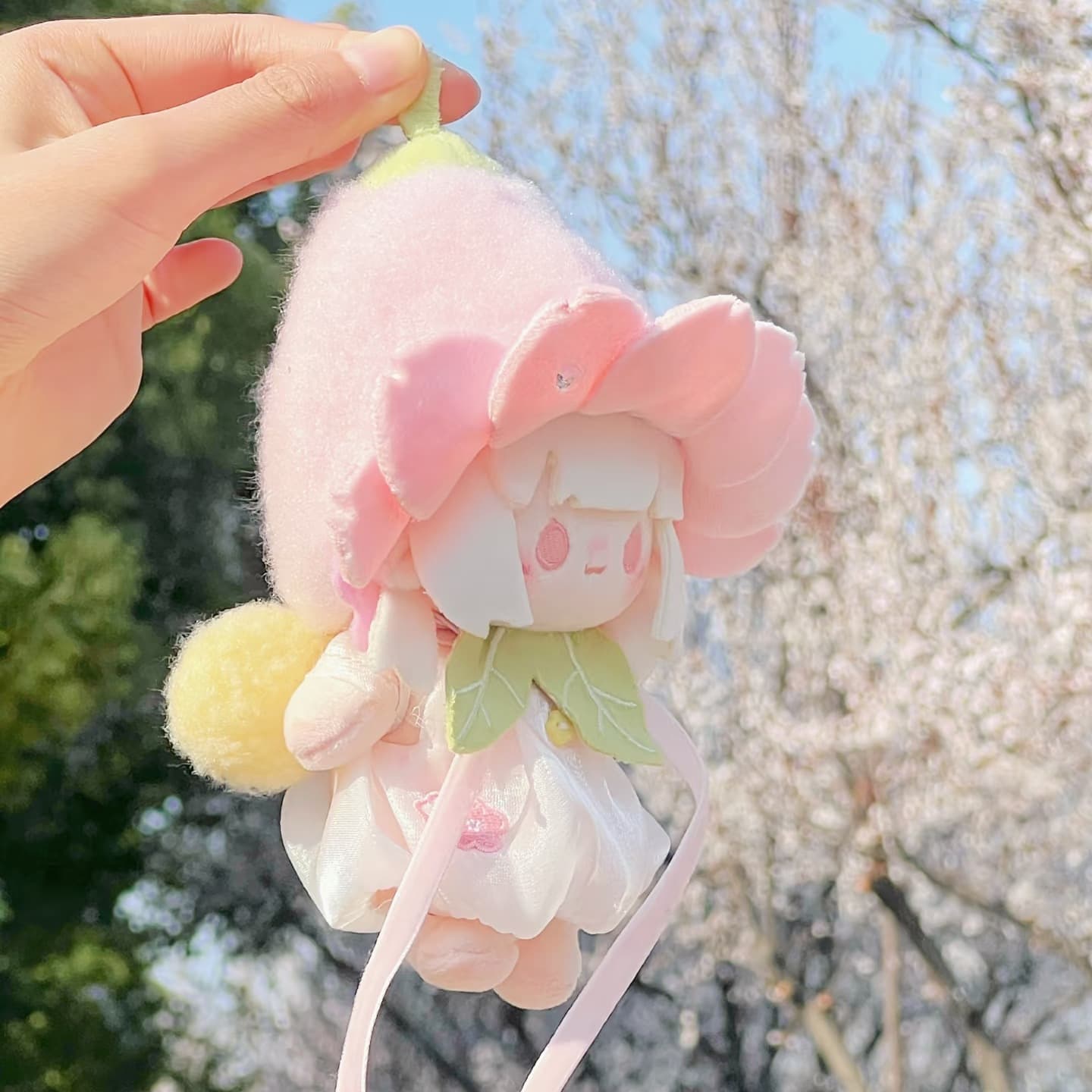 【10cm】ぬいぐるみ服 桜の妖精ドレス